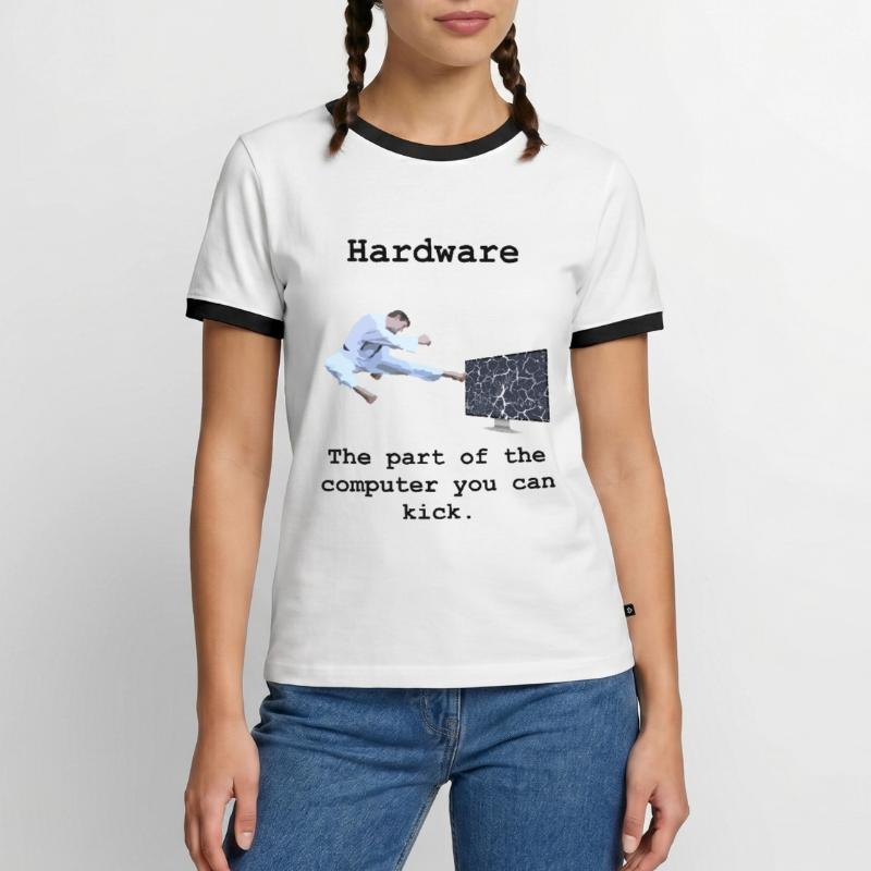 Programming Programmierer Informatik Hardware Männer Kontrast-T-Shirt