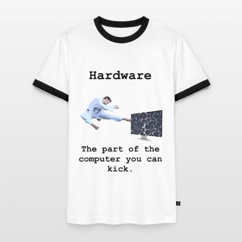 Programming Programmierer Informatik Hardware Männer Kontrast-T-Shirt