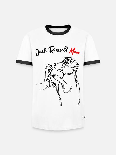 Jack Russell Terrier - Men's Ringer Shirt - white/black