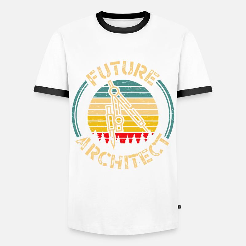 Architects Future Architect - Men's Ringer Shirt - white/black