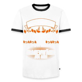 Straßenwärter Spruch Straßenmeisterei - Männer Kontrast-T-Shirt - Weiß/Schwarz - Vorne - AI Model Female 172 light (172cm) & AI Model Male 178 dark (178cm)