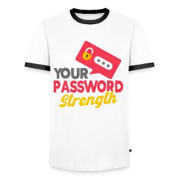 Sécurité informatique Geek Cybersécurité Cadeau - T-shirt contrasté Homme - blanc/noir - Devant - AI Model Female 172 light (172cm) & AI Model Male 178 dark (178cm)