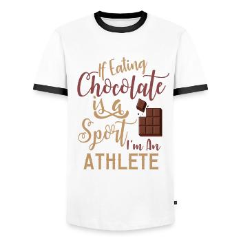 Krafttraining Fitnessstudio keine Pause Training - Männer Kontrast-T-Shirt - Weiß/Schwarz - Vorne - AI Model Female 172 light (172cm) & AI Model Male 178 dark (178cm)