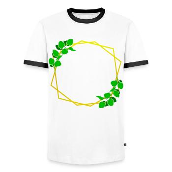 Junggesellinnenabschied Braut Trauzeugin - Männer Kontrast-T-Shirt - Weiß/Schwarz - Vorne - AI Model Female 172 light (172cm) & AI Model Male 178 dark (178cm)