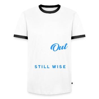 Wisdom Teeth Wisdom Tooth Patient Dentist - Men's Ringer Shirt - white/black - Front - AI Model Female 172 light (172cm) & AI Model Male 178 dark (178cm)
