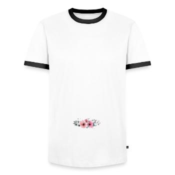 Beste Nanny Aller Zeiten Für Großmutter Oma - Männer Kontrast-T-Shirt - Weiß/Schwarz - Vorne - AI Model Female 172 light (172cm) & AI Model Male 178 dark (178cm)