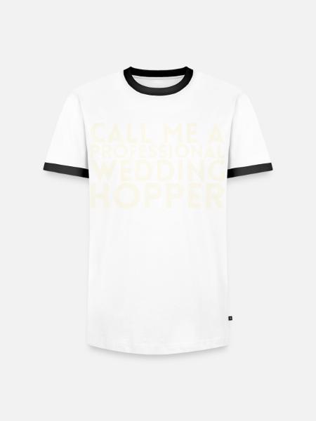 Call Me A Professional - Men's Ringer Shirt - white/black