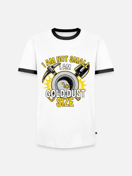 Goldgräber Goldsucher Goldschürfer - Männer Kontrast-T-Shirt - Weiß/Schwarz