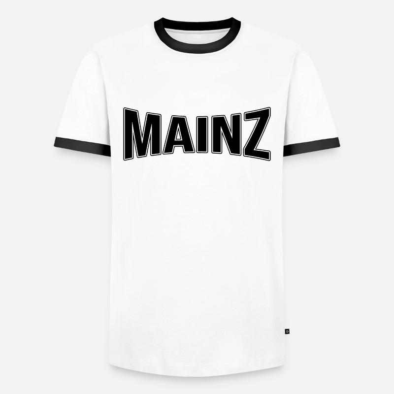 Mainz - Men's Ringer Shirt - white/black