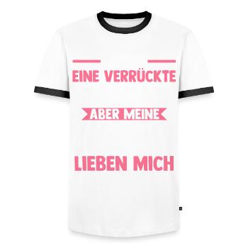 Großmutter Großmama Omi Oma - Männer Kontrast-T-Shirt - Weiß/Schwarz - Vorne - AI Model Female 172 light (172cm) & AI Model Male 178 dark (178cm)