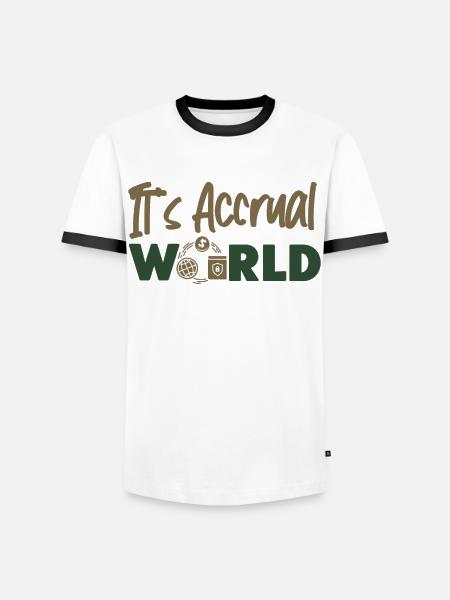 Comptable Comptable Comptable - T-shirt contrasté Homme - blanc/noir