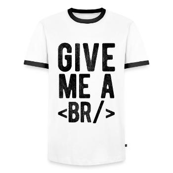 Software Ingenieur Informatiker Programmierer - Männer Kontrast-T-Shirt - Weiß/Schwarz - Vorne - AI Model Female 172 light (172cm) & AI Model Male 178 dark (178cm)