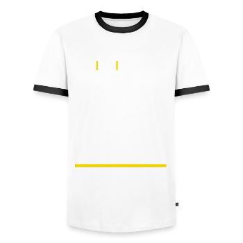 Pensionär Geschenk Arbeitskollege zum Ruhestand - Männer Kontrast-T-Shirt - Weiß/Schwarz - Vorne - AI Model Female 172 light (172cm) & AI Model Male 178 dark (178cm)