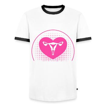 Feminismus Feministisch Gleichberechtigung der Ges - Männer Kontrast-T-Shirt - Weiß/Schwarz - Vorne - AI Model Female 172 light (172cm) & AI Model Male 178 dark (178cm)