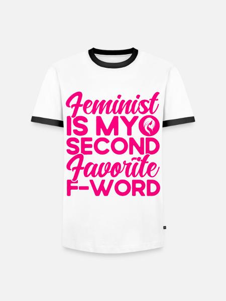 Gender equality Gender equality - Men's Ringer Shirt - white/black