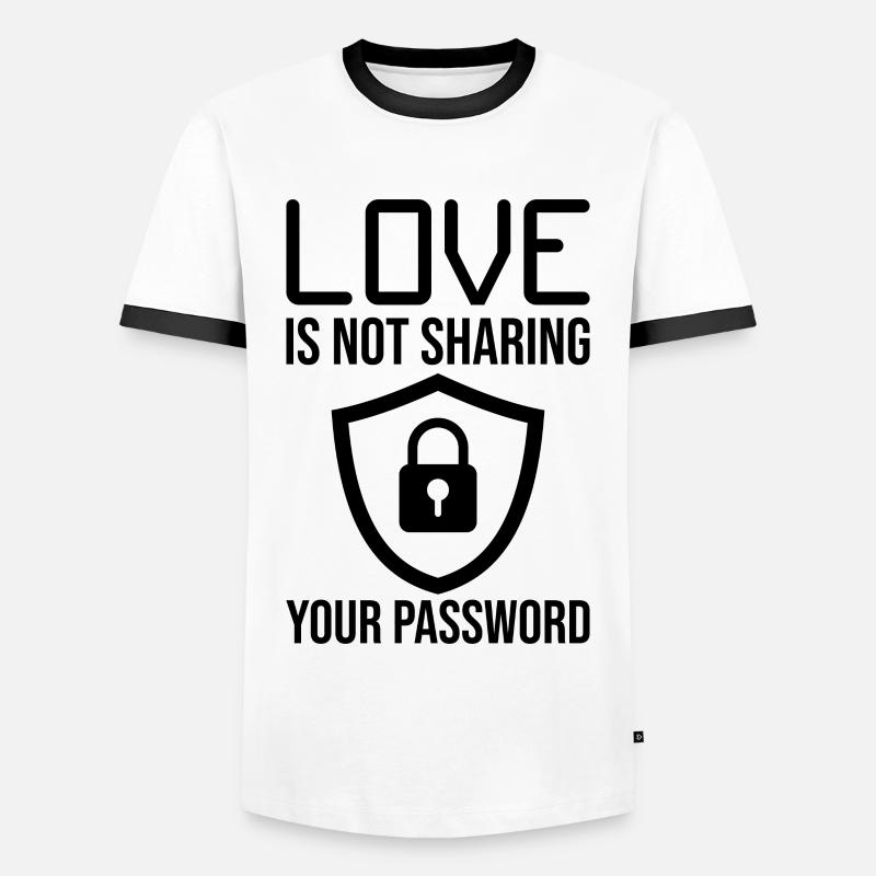 Cybersecurity Computer Security Cybersecurity - Men's Ringer Shirt - white/black