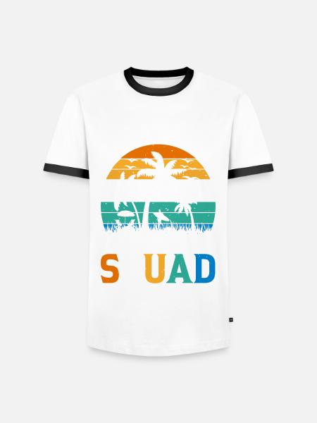 BIRTHDAY CRUISE SQUAD - Männer Kontrast-T-Shirt -