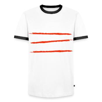 Mechaniker KFZ Auto Geschenkidee - Männer Kontrast-T-Shirt - Weiß/Schwarz - Vorne - AI Model Female 172 light (172cm) & AI Model Male 178 dark (178cm)