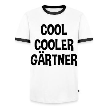 Garten Lustiger Spruch Hobby Gärtner Geschenkidee - Männer Kontrast-T-Shirt - Weiß/Schwarz - Vorne - AI Model Female 172 light (172cm) & AI Model Male 178 dark (178cm)