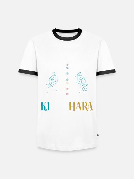Chakra Heilung Und Reiki - Männer Kontrast-T-Shirt - Weiß/Schwarz