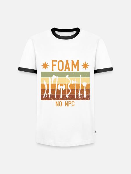 Rollenspiele Und Live-action-rollenspiele Larp - Männer Kontrast-T-Shirt - Weiß/Schwarz