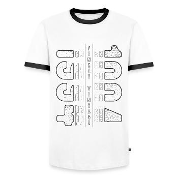 Finest Vintage 1994 Geburtsjahr 1994 Geburtstag - Männer Kontrast-T-Shirt - Weiß/Schwarz - Vorne - AI Model Female 172 light (172cm) & AI Model Male 178 dark (178cm)