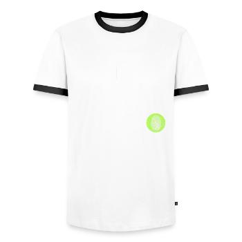 Crime Scene Investigator Design Für Forensiker - T-shirt contrasté Homme - blanc/noir - Devant - AI Model Female 172 light (172cm) & AI Model Male 178 dark (178cm)