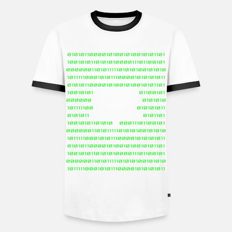 Artificial intelligence - Men's Ringer Shirt - white/black