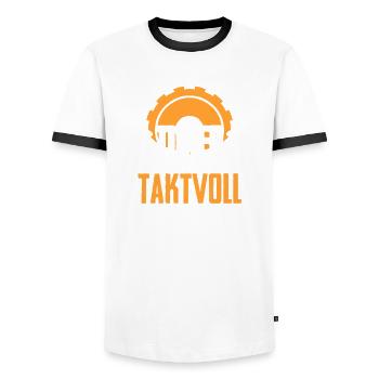 Tuner sind taktvoll Tuning - Männer Kontrast-T-Shirt - Weiß/Schwarz - Vorne - AI Model Female 172 light (172cm) & AI Model Male 178 dark (178cm)
