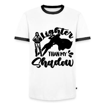 Lighter Than My Awareness Mental Health Advocate - Männer Kontrast-T-Shirt - Weiß/Schwarz - Vorne - AI Model Female 172 light (172cm) & AI Model Male 178 dark (178cm)