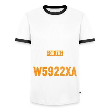 Coding Specialist I'm Just Here For The W5922XA - Men's Ringer Shirt - white/black - Front - AI Model Female 172 light (172cm) & AI Model Male 178 dark (178cm)