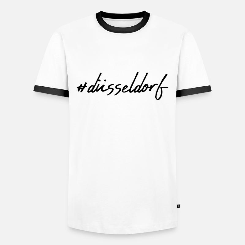 Dusseldorf - Men's Ringer Shirt - white/black