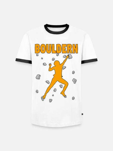 Bloc Bloc Escalade Bloc Bloc - T-shirt contrasté Homme - blanc/noir
