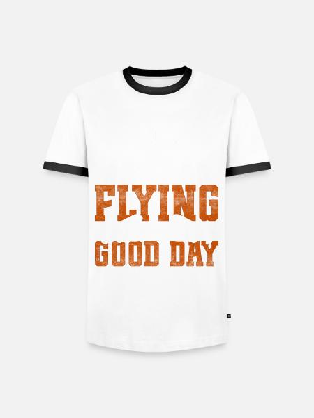 Modellflugzeug Modellflieger - Männer Kontrast-T-Shirt - Weiß/Schwarz