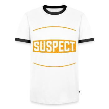 Grenzschutzbeamter Grenzschutz Zoll - Männer Kontrast-T-Shirt - Weiß/Schwarz - Vorne - AI Model Female 172 light (172cm) & AI Model Male 178 dark (178cm)