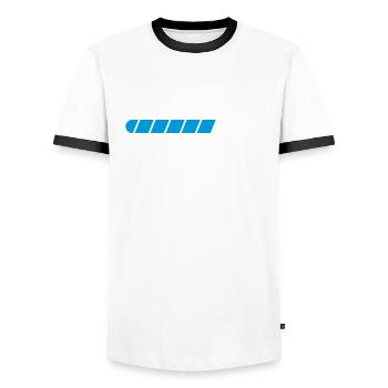 Webentwickler Programmierer UI/UX-Designer - Männer Kontrast-T-Shirt - Weiß/Schwarz - Vorne - AI Model Female 172 light (172cm) & AI Model Male 178 dark (178cm)