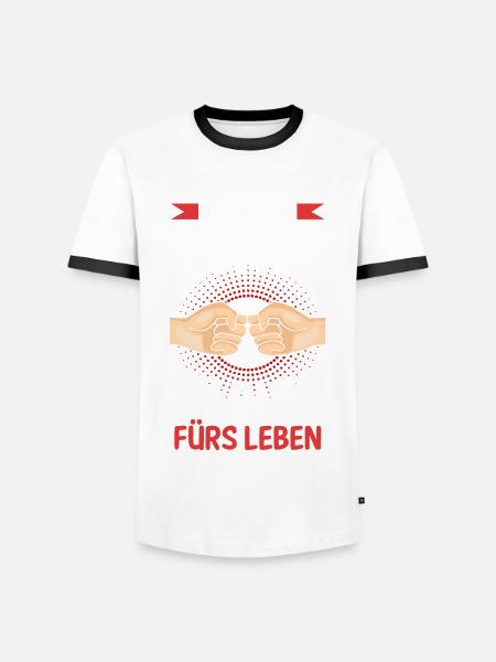 Großvater Opa und Enkel - Männer Kontrast-T-Shirt - Weiß/Schwarz