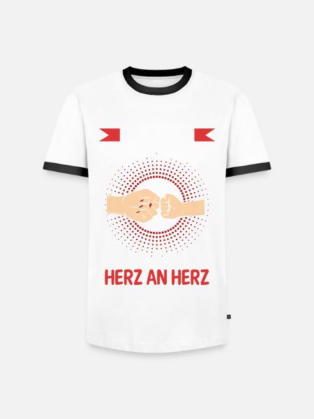 Oma Großmutter und Enkelin - Männer Kontrast-T-Shirt - Weiß/Schwarz