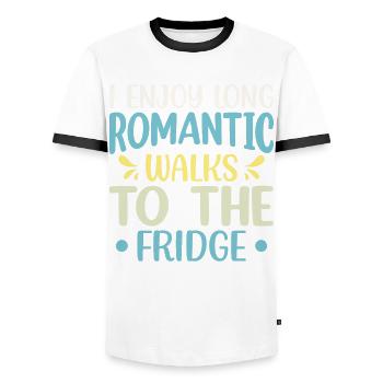 Funny Quotes And Jokes Humor And Laughter - Männer Kontrast-T-Shirt - Weiß/Schwarz - Vorne - AI Model Female 172 light (172cm) & AI Model Male 178 dark (178cm)