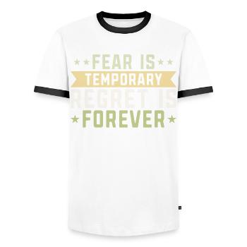 Funny Quotes And Jokes Hilarious Sayings And Humor - Männer Kontrast-T-Shirt - Weiß/Schwarz - Vorne - AI Model Female 172 light (172cm) & AI Model Male 178 dark (178cm)