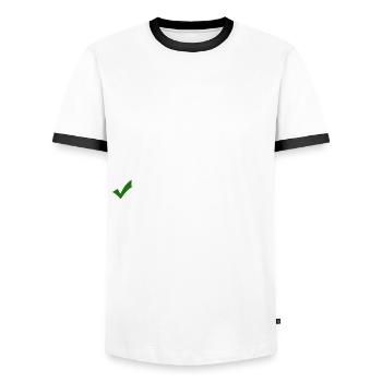 Blague Autiste Autisme Autiste - T-shirt contrasté Homme - blanc/noir - Devant - AI Model Female 172 light (172cm) & AI Model Male 178 dark (178cm)