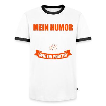 Chemist Science Physics Chemistry - Men's Ringer Shirt - white/black - Front - AI Model Female 172 light (172cm) & AI Model Male 178 dark (178cm)