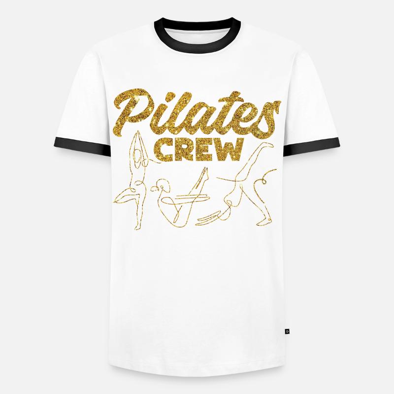 Pilates Instructor Teacher Pilates - Men's Ringer Shirt - white/black