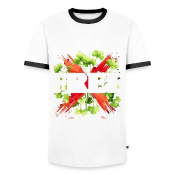 Korianderhasser Cilantro Free Is The Way To be - Männer Kontrast-T-Shirt - Weiß/Schwarz - Vorne - AI Model Female 172 light (172cm) & AI Model Male 178 dark (178cm)