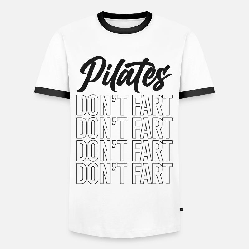Pilates Instructor Teacher Pilates - Men's Ringer Shirt - white/black