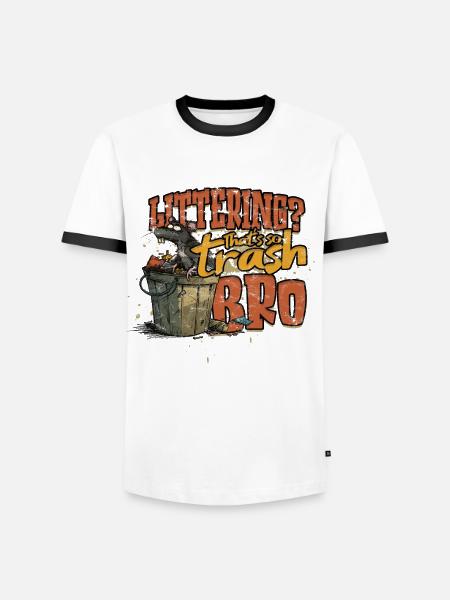 Umweltschutz Umweltschützer - Männer Kontrast-T-Shirt - Weiß/Schwarz