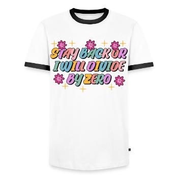 Math Teacher Maths Mathematics - Männer Kontrast-T-Shirt - Weiß/Schwarz - Vorne - AI Model Female 172 light (172cm) & AI Model Male 178 dark (178cm)