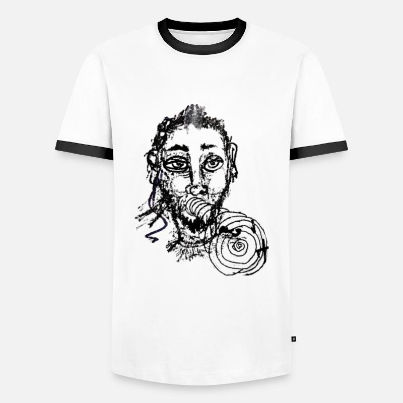Techno Celebrations Berlin - Men's Ringer Shirt - white/black