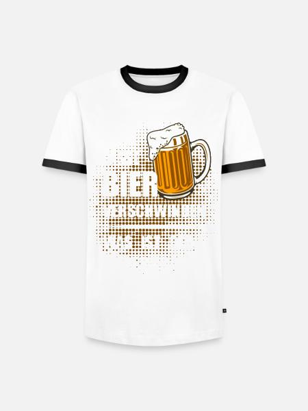 Ich lasse Bier verschwinden Superkraft - Männer Kontrast-T-Shirt - 
