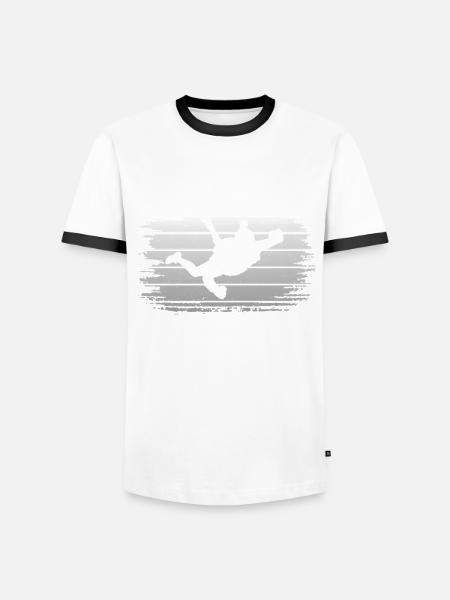 Parachute Feel Alive - Men's Ringer Shirt - white/black